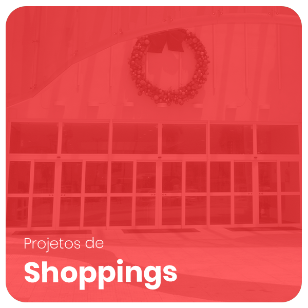 Imagens dos projetos de shoppings